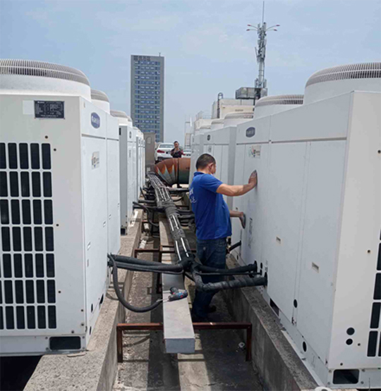 金乡中央空调制热和不制冷系统维修方法